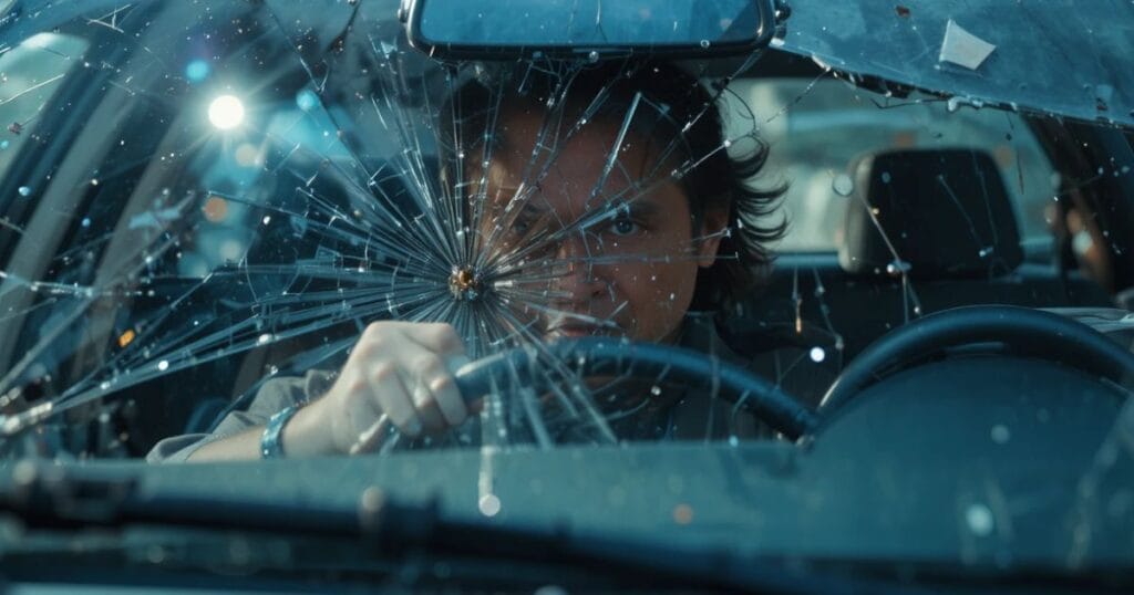 "Head Hit Windshield in Car Accident"