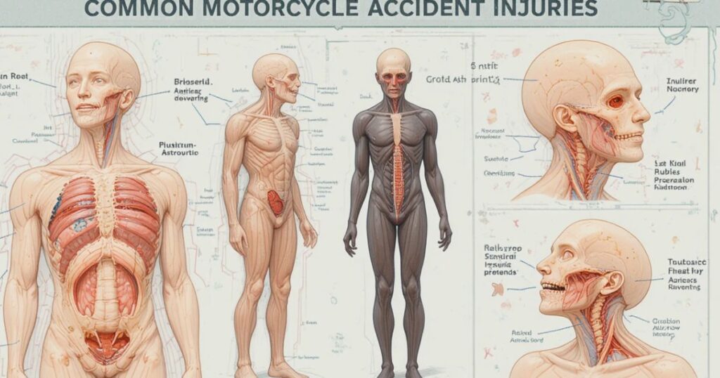 Most Common Injuries in Motorcycle Accident Cases
